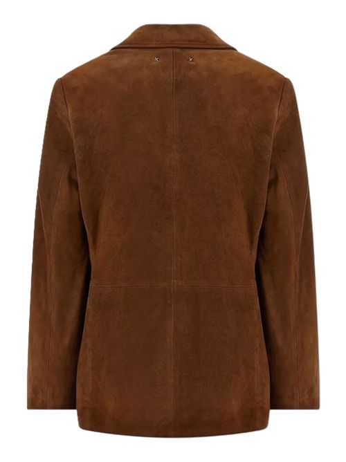 Robyn tailored jacket single breasted notch lapel  Golden Goose | GWP02785.P002658.55816CAMBRIDGE BROWN